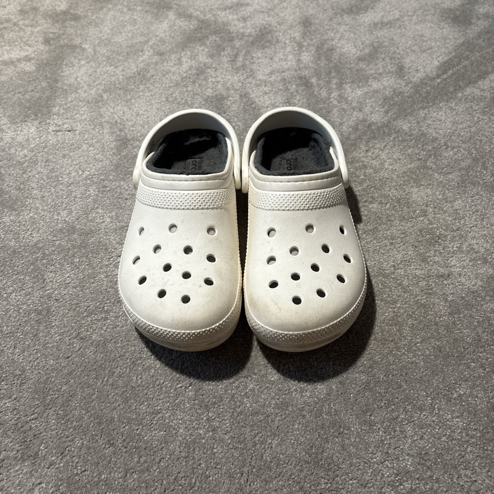 CROCS White Slip-On Loafers